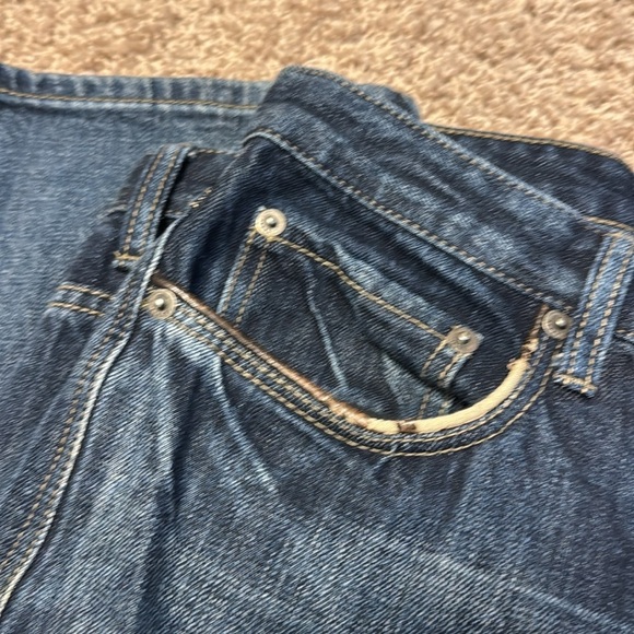 Men’s ALFANI Medium Wash Straight Leg Jeans Sz 30x30 Vintage Style Back Pocket - Picture 8 of 8